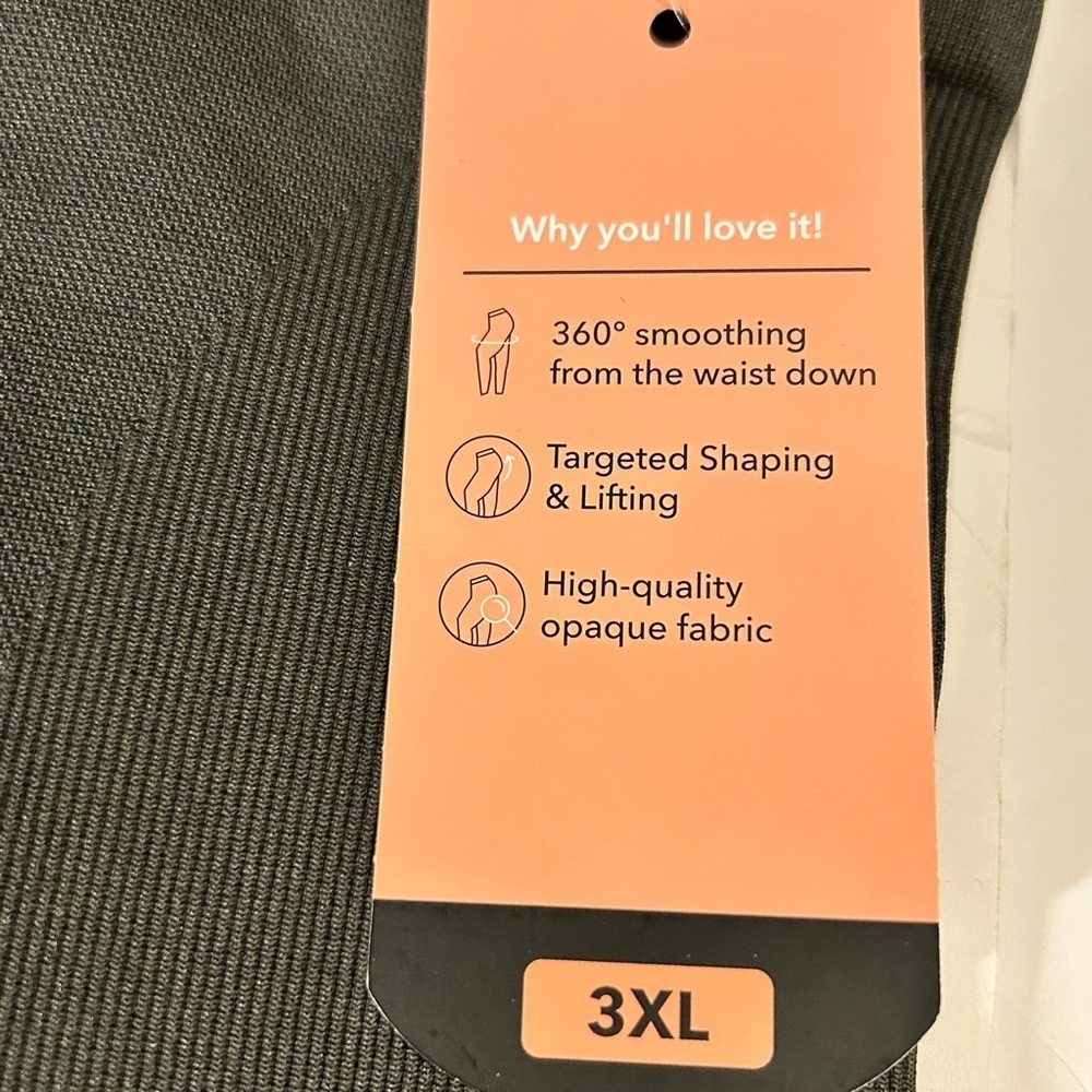 NWT Plus size Shapermint Essentials High-Waist Shaping Capri. 3X - Picture 7 of 10